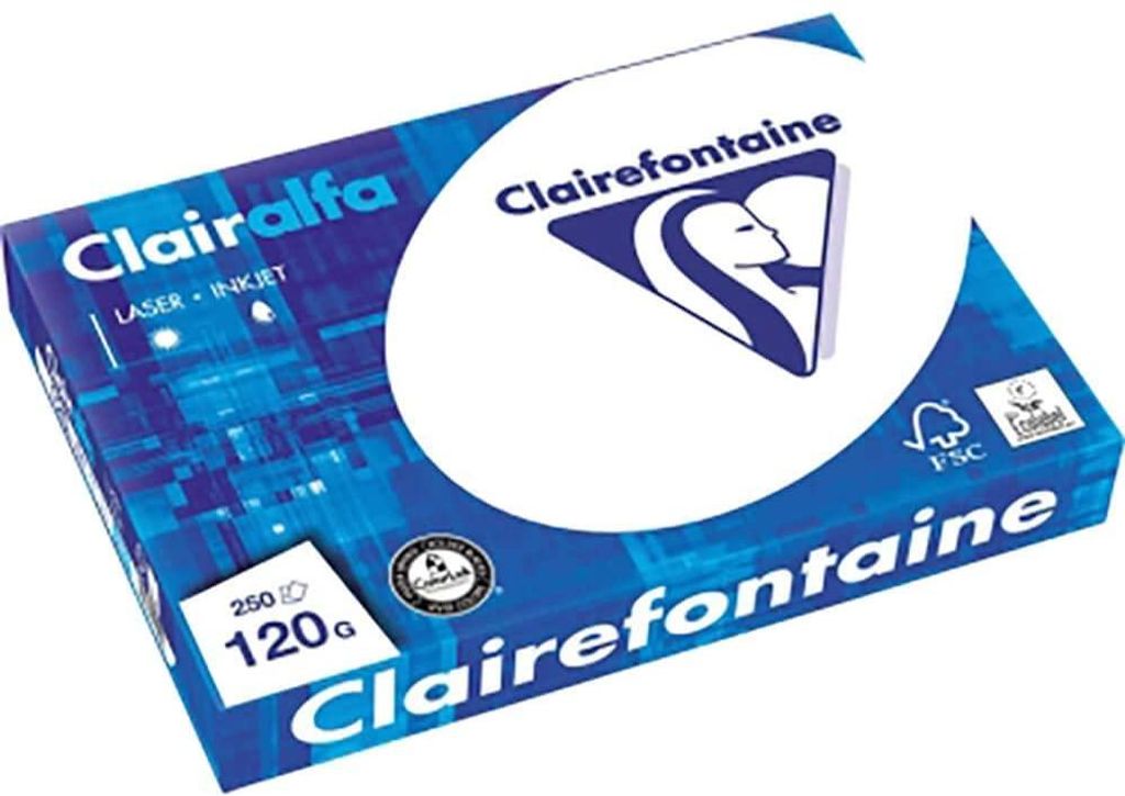 Clairefontaine Kopierpapier Clairalfa 1952C DIN A4 weiß 120 Produktbild 