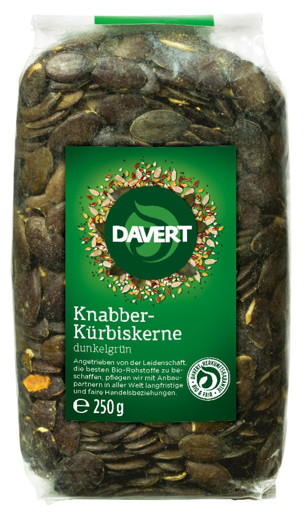 Davert - Knabber-Krbiskerne aus Europa - 250g
