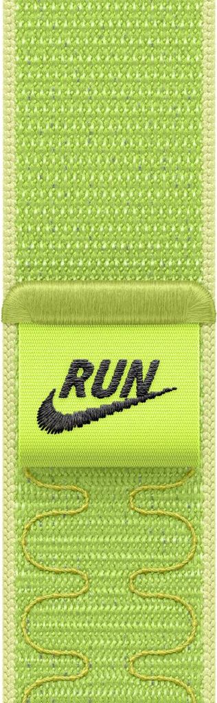 Apple Nike Sport Loop Band Hellgrün Nylon, Recyceltes Polyester, Elasthan