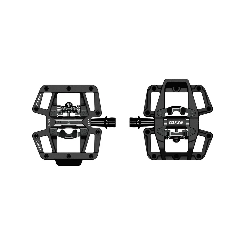 Patte TWO-FACE Composite VTT Ultra Résistante et Légère Noir Mat - 2