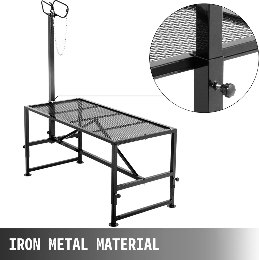 Table de parage pour bétail 51x23" avec plateforme de soin réglable - 2