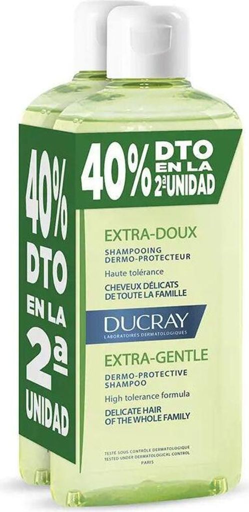 Ducray Ausgleichendes Shampoo 2x400ml Immagine del prodotto 