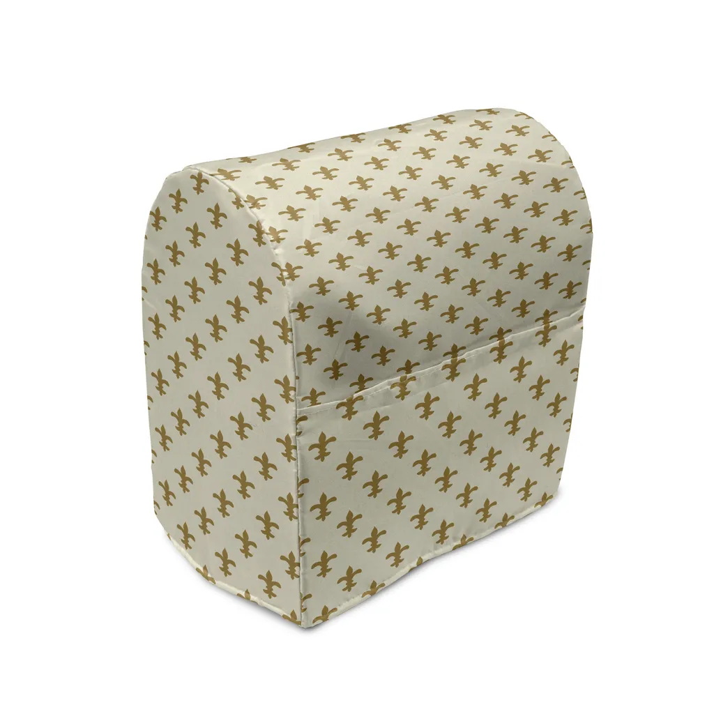 Housse Protection Mixeur contre Poussière et Taches Fleur de Lys Rétro