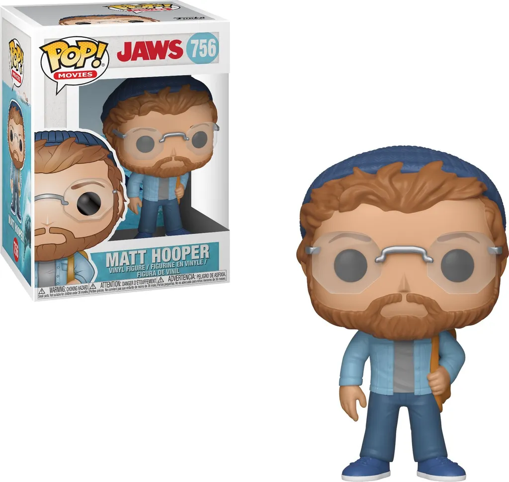 Figurine Vinyle JAWS Matt Hooper 756 de 10cm Funko Pop Dents de la Mer
