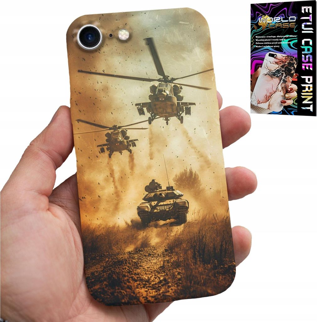 Etui Für Iphone Se / Se2 - Militärhubschrauber Panzer Militär Etui