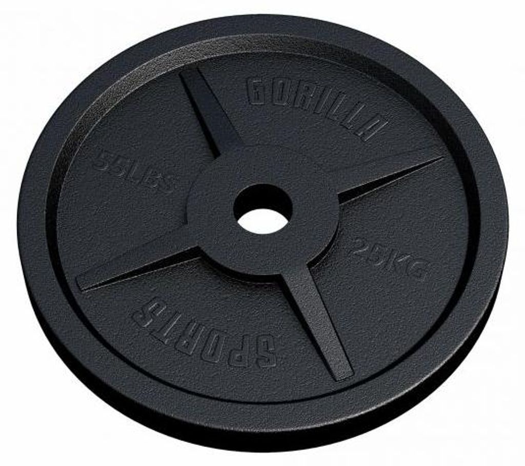 Zátěžový kotouč Gorilla Sports, průměr 50/51 mm, litina, 25 Obrázek produktu 