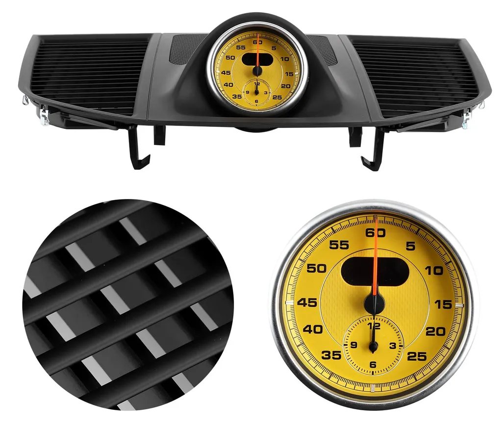 Kit Chronomètre de Bord Jaune avec Support Supérieur Macan 2014-16 - 7