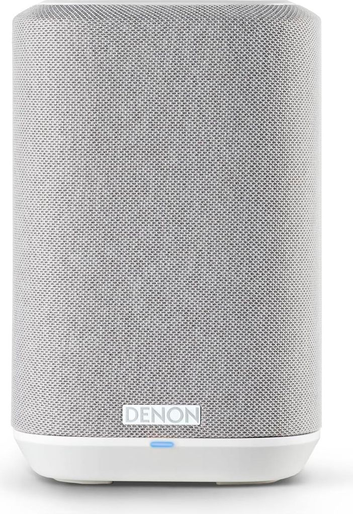 Denon Home 150 NV kabelloser Lautsprecher mit integrierter HEOS Multiroom-Technologie, Bluetooth, Apple AirPlay 2, Weiß