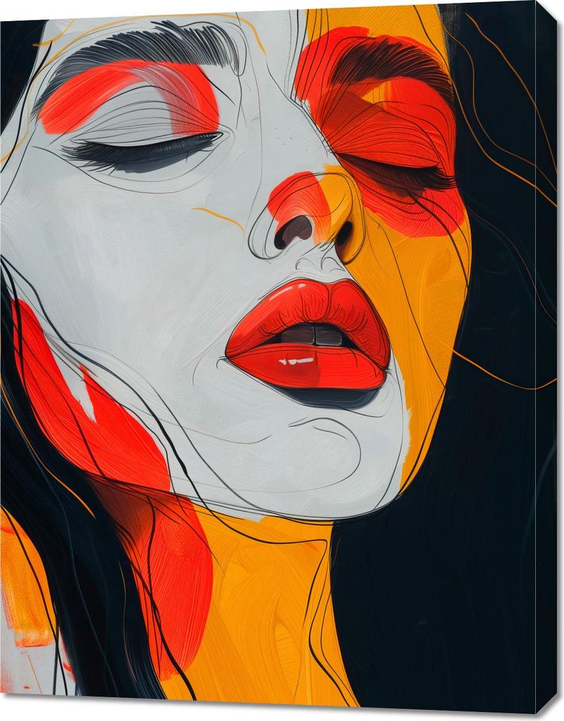 Bild 70x90cm Verschüttete Nachdenklichkeit