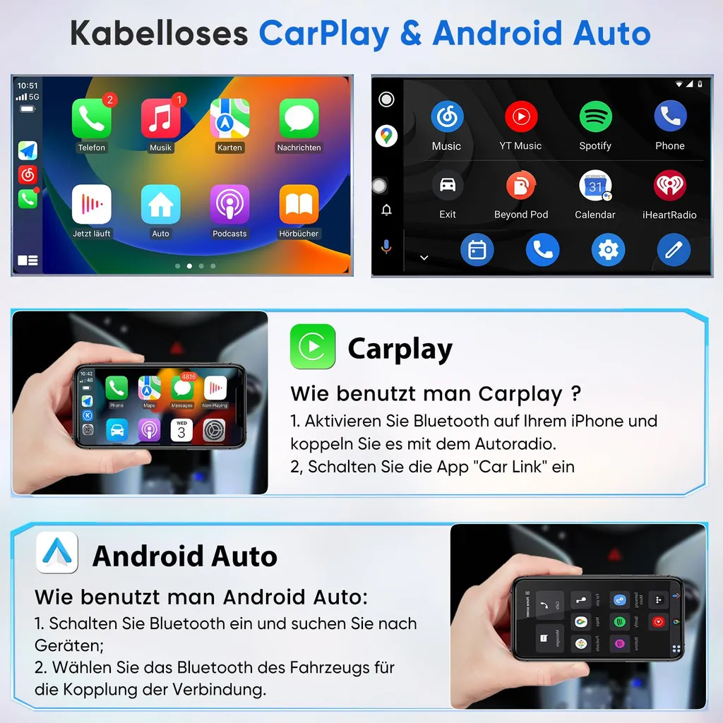 Autoradio 10" Android 10-64Go pour Skoda Superb 2008-2015 CarPlay - 5
