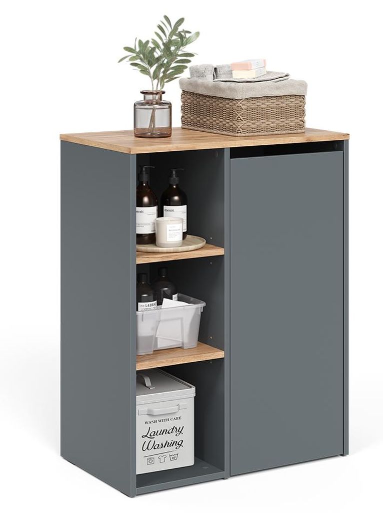 Vicco Badschrank Viktor, Weiß/Artisan, 68 X 100.4  Produktbild-Vorschau 9