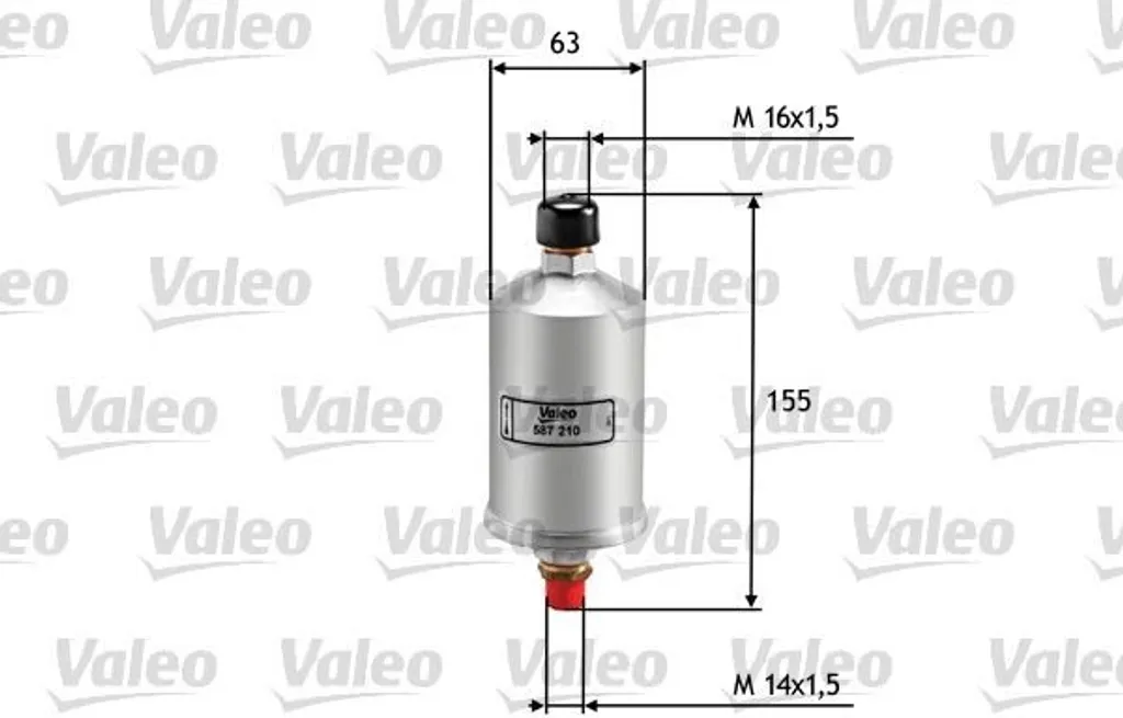 Filtre à carburant haute performance Valeo 587210 OE 757420 fiable
