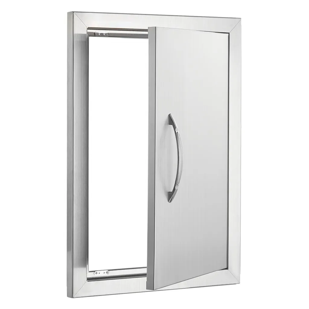 Porta Singola per Cucina Esterna 35x50 cm | Acciaio Inox Garantito - 9