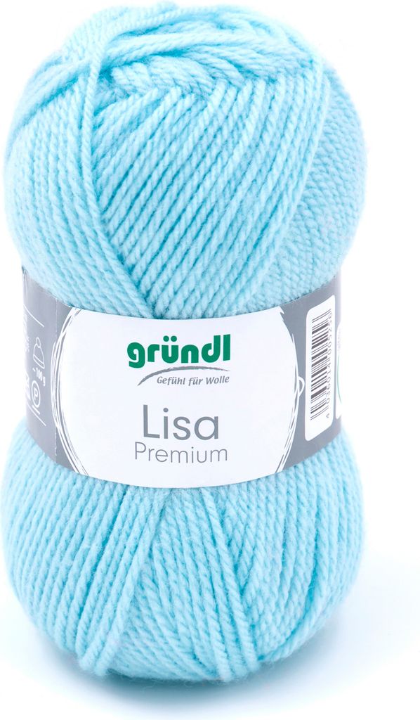 Wolle Lisa, 50g, 133m Hellblau Produktbild 