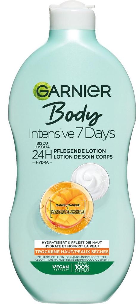 Garnier Body Lotion 400ml Intense 7 Days Mango Droge Huid