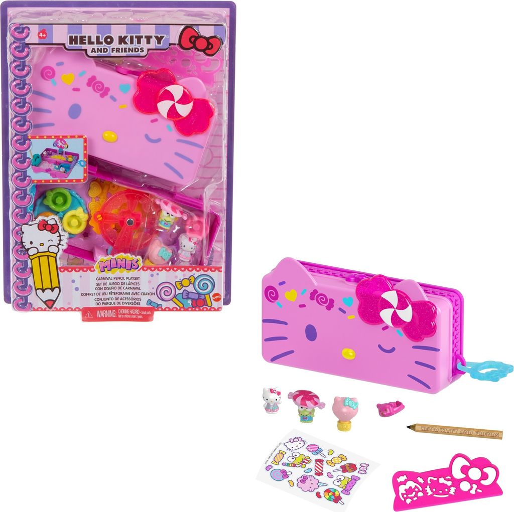 Hello Kitty & Friends Minis Jahrmarkt-Stiftspielset Produktbild 