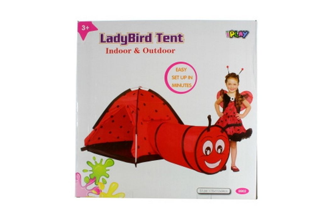 Tente pour enfants iglo ladybird tunnel IPLAY Image du produit 
