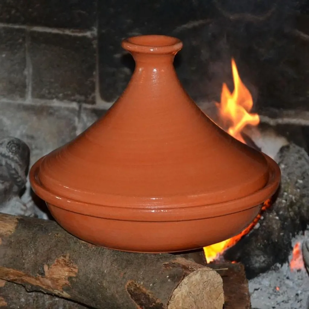 Tajine Professionale 31cm Pâte à Feu | Resistente al Calore Diretto