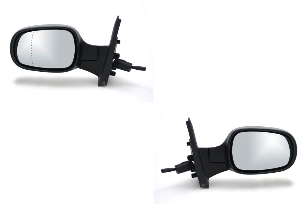 Johns, Außenspiegel Spiegel passend für Nissan Micra K12 01/03-06/10 Set Lin Re schwarz 96302AX61J 96302AX628 96365AX800 96374AX600 96301AX628 96...