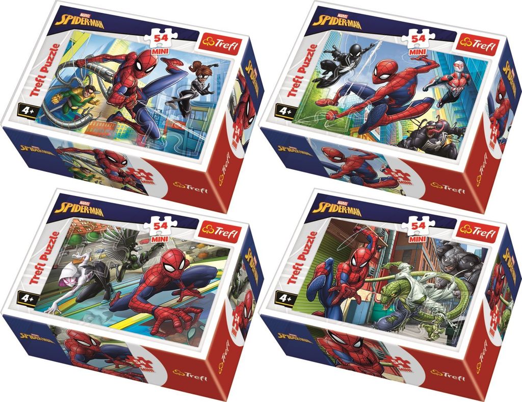 TREFL Displej Puzzle Spiderman a priatelia 54 dielikov (40 Obrázok produktu 