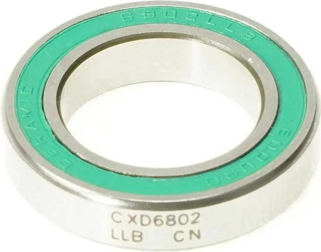 Enduro Bearings Bb Cxd 6802 Llb-bx Xd-15 Ceramic Hybrid Abec-5 Radial Lager Silber 15 x 24 x 5 mm Silber 15 x 24 x 5 mm