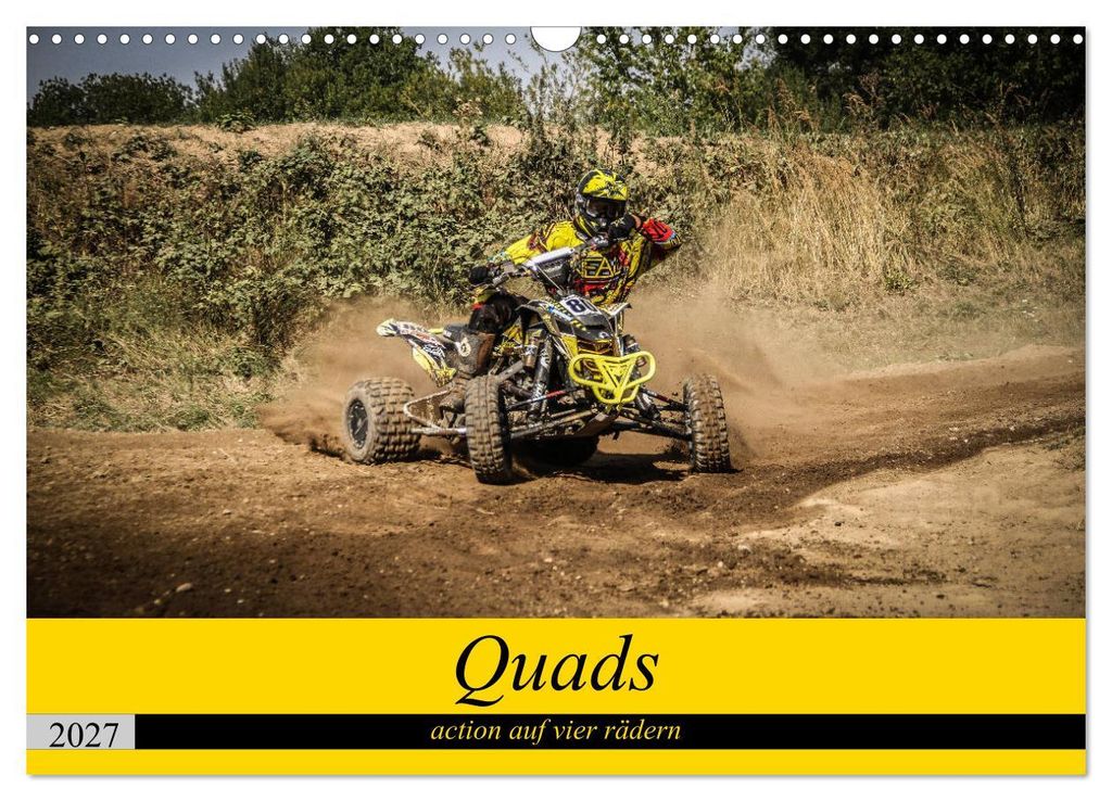 Quad`s action auf vier rädern (Wandkalender 2027 DIN A3 quer), CALVENDO Monatskalender