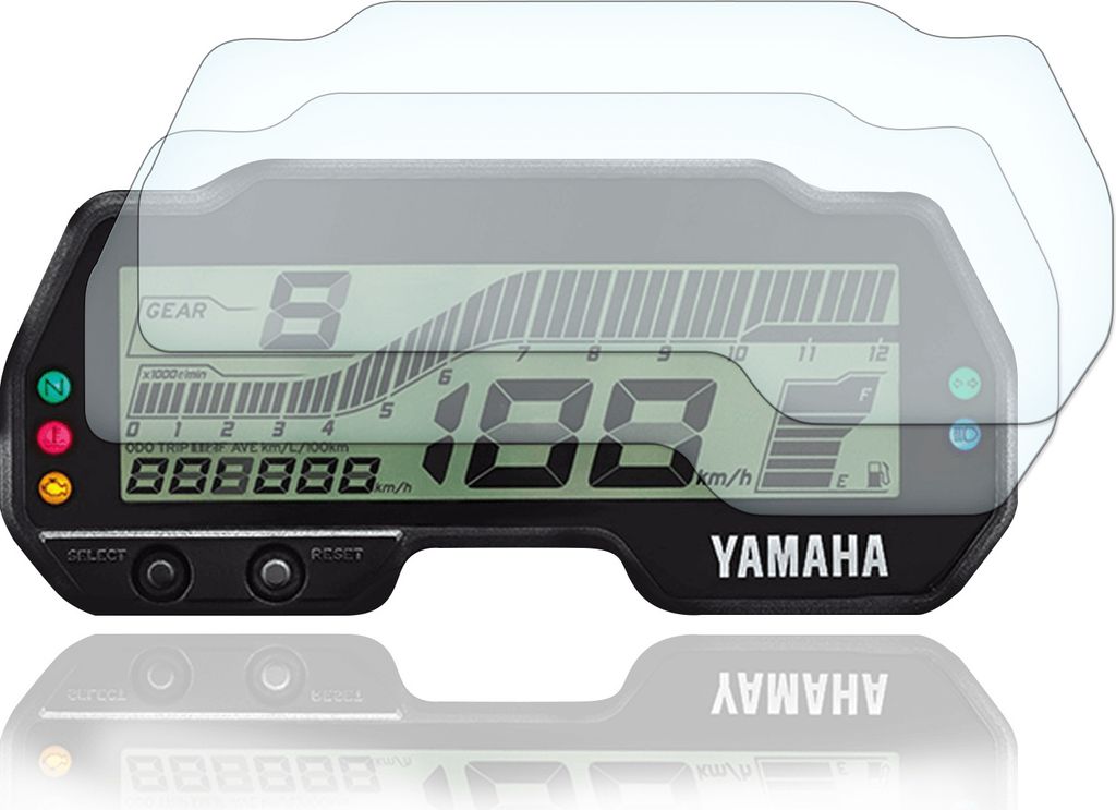 Yamaha R125 2018+ Tachoschutzfolie Displayschutzfolie 2x Ultra Clear