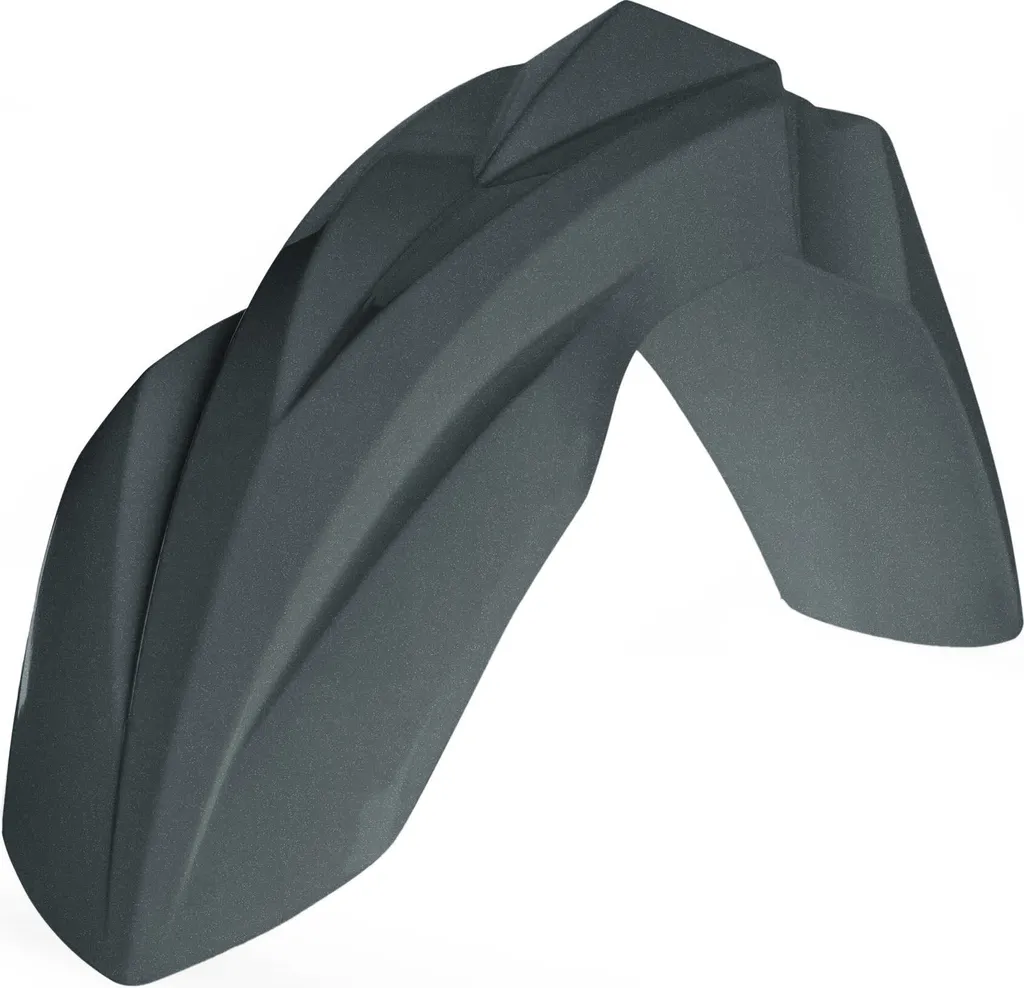 Garde-boue avant moto Acerbis gris métallisé compatible Kawasaki KXF