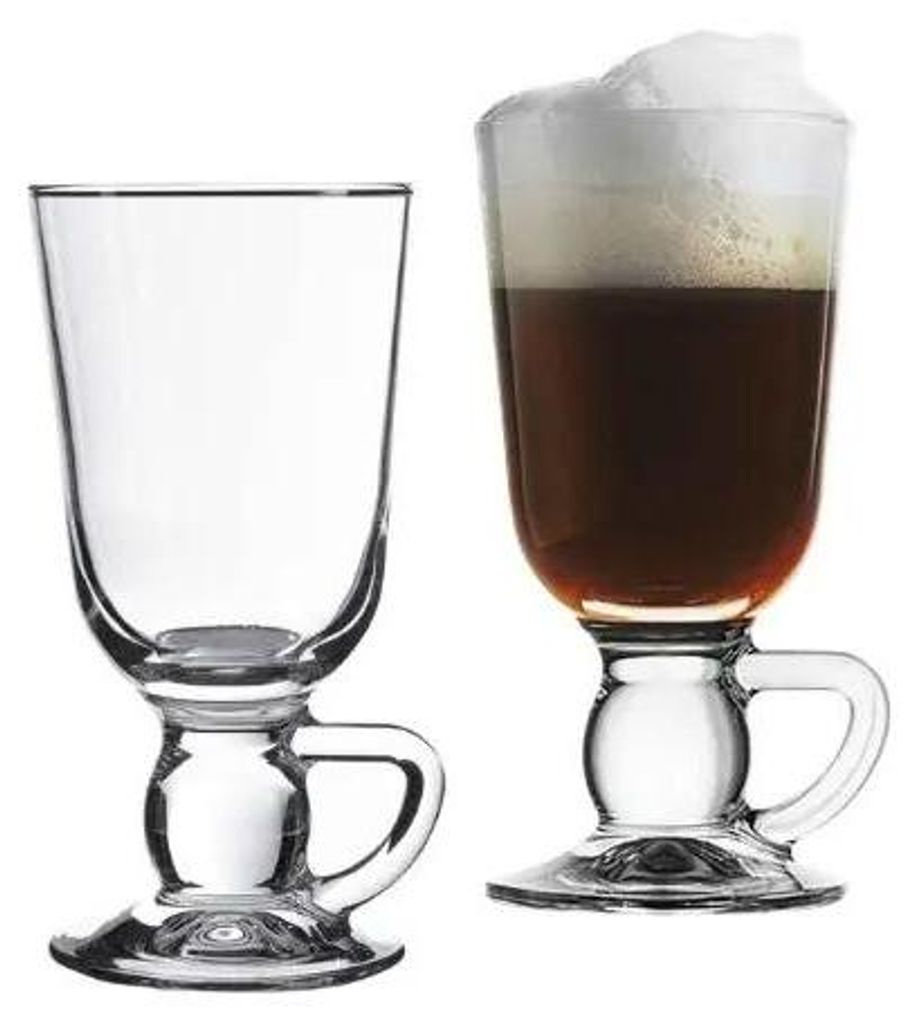 Pasabahce - Irish Kaffeeglas - Set von 2 - 280 ml - Klar - Spülmaschinen- und Mi