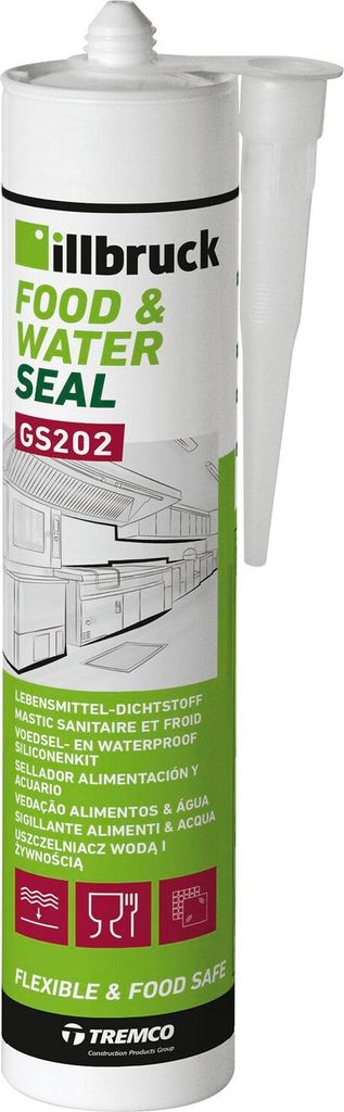 ILLBRUCK GS202 Lebensmittel Silikon 310ml transparent Produktbild 