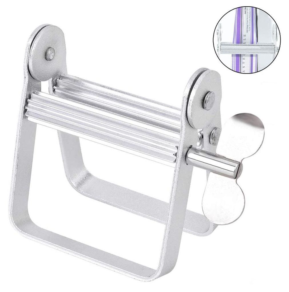 Zahnpastatube, Tubenausdrücker aus Metall, Farbtubenauswringer für Künstler, Friseursalons, Maler...
