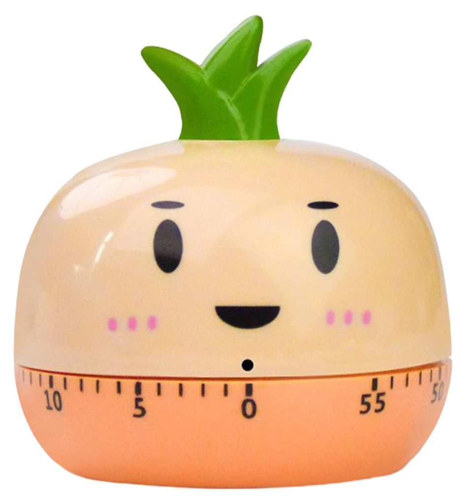 Mechanischer Küchentimer, einstellbar von 0 bis 60 Minuten, mit Cartoon-Tiermotiven, manuellem Aufziehmechanismus, Countdown-Funktion, lautem Alar...