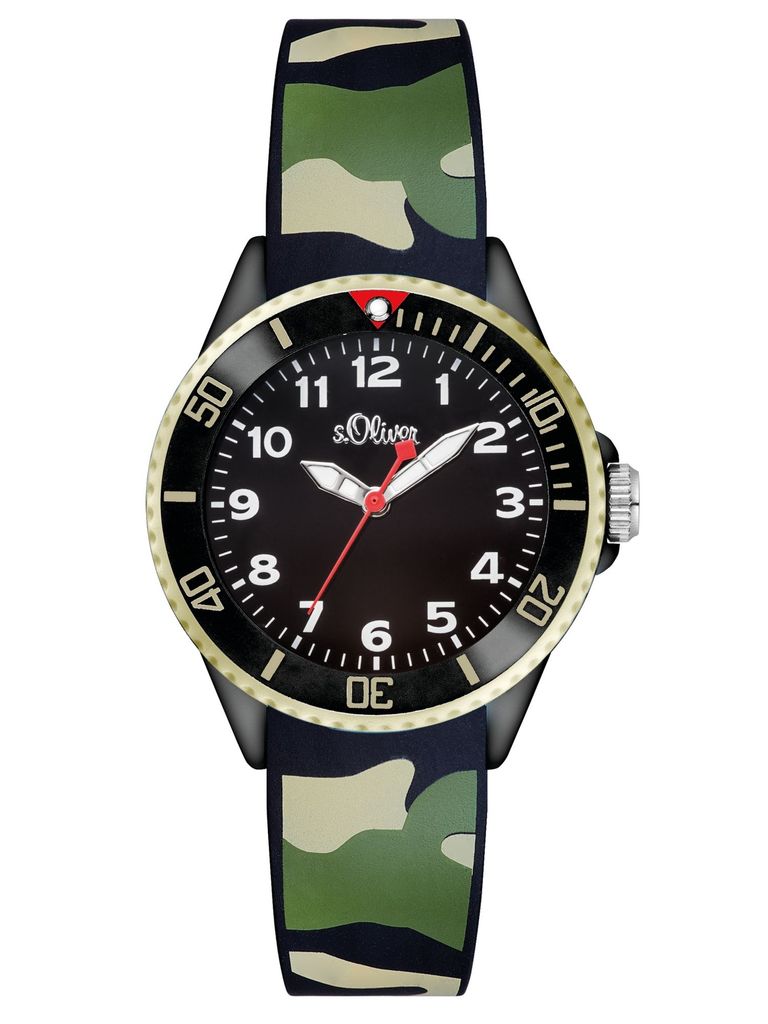 S.Oliver SO-2998-PQ Kinder-Armbanduhr, Kunststoff-Gehäuse Produktbild 
