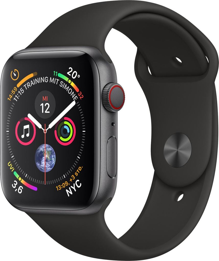 Apple Watch Series 4 Cellular 44mm Aluminium Space Gray Produktbild 