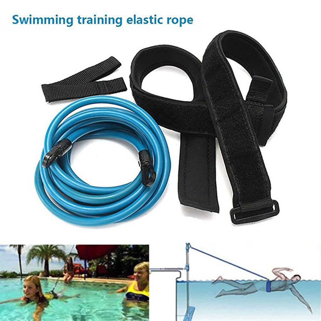 3M Schwimmgürtel Pool Schwimmen Training Gürtel Elastisches Seil Fitnessgeräte 