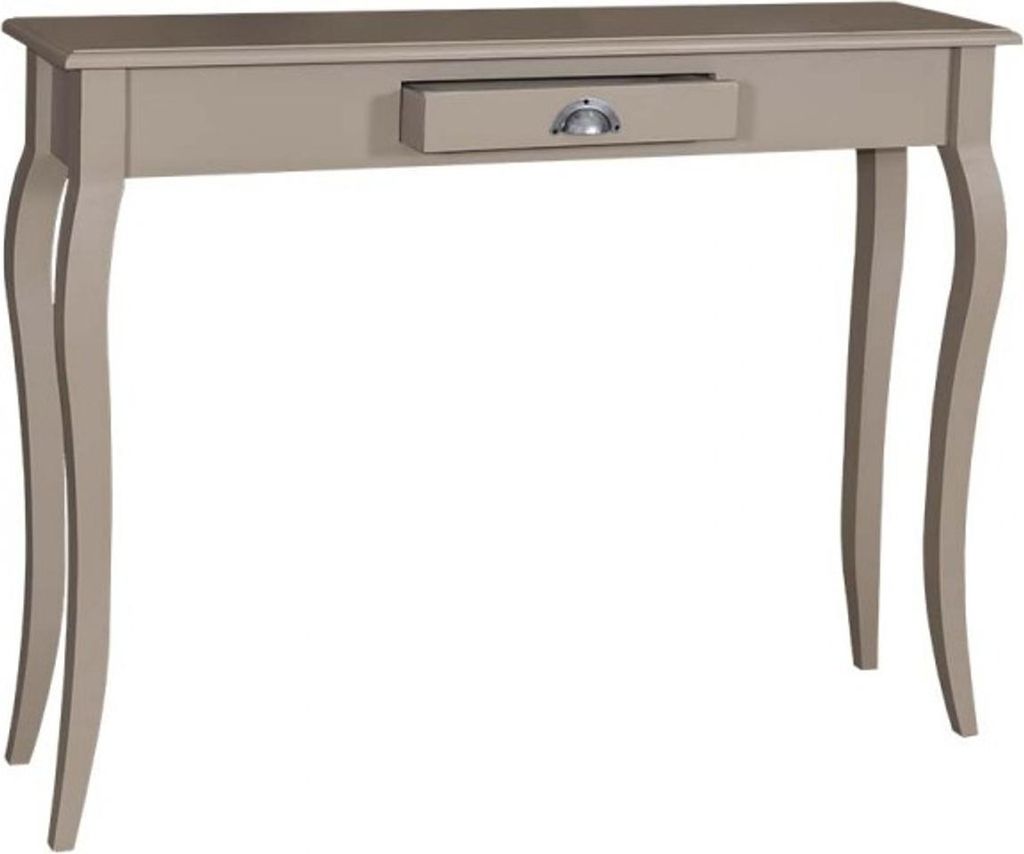 Casa Padrino Barock Konsole mit 1 Schublade 120 cm - Konsolentisch Landhaus Stil Sideboard Schrank Wandkonsole
