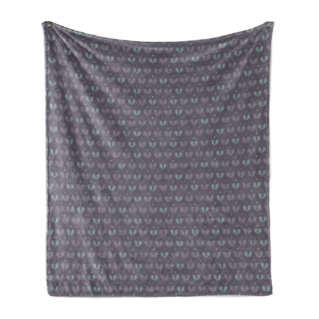 Coperta Bambini ABAKUHAUS Morbido Pile - Cuori Pastello Lavabile