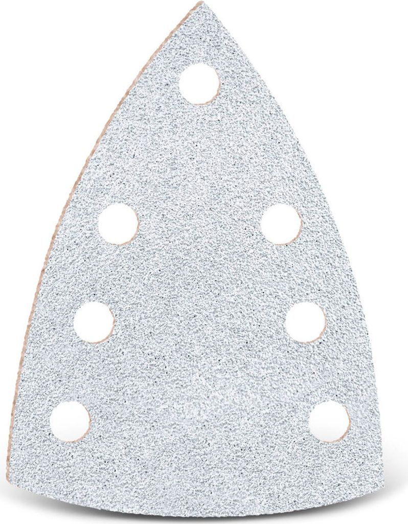MENZER White Klett-Schleifblätter, 150 x 100 mm, 7-Loch, f. Deltaschleifer, Normalkorund (50 Stk.) K120