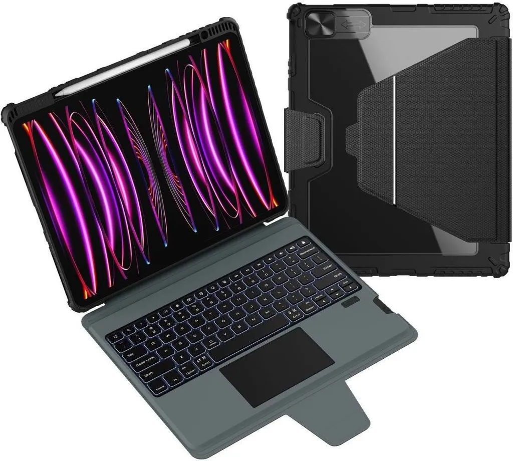 Nillkin Bumper Link Keyboard Case iPad Pro 12.9 & Air 13 - Clavier Rétroéclairé