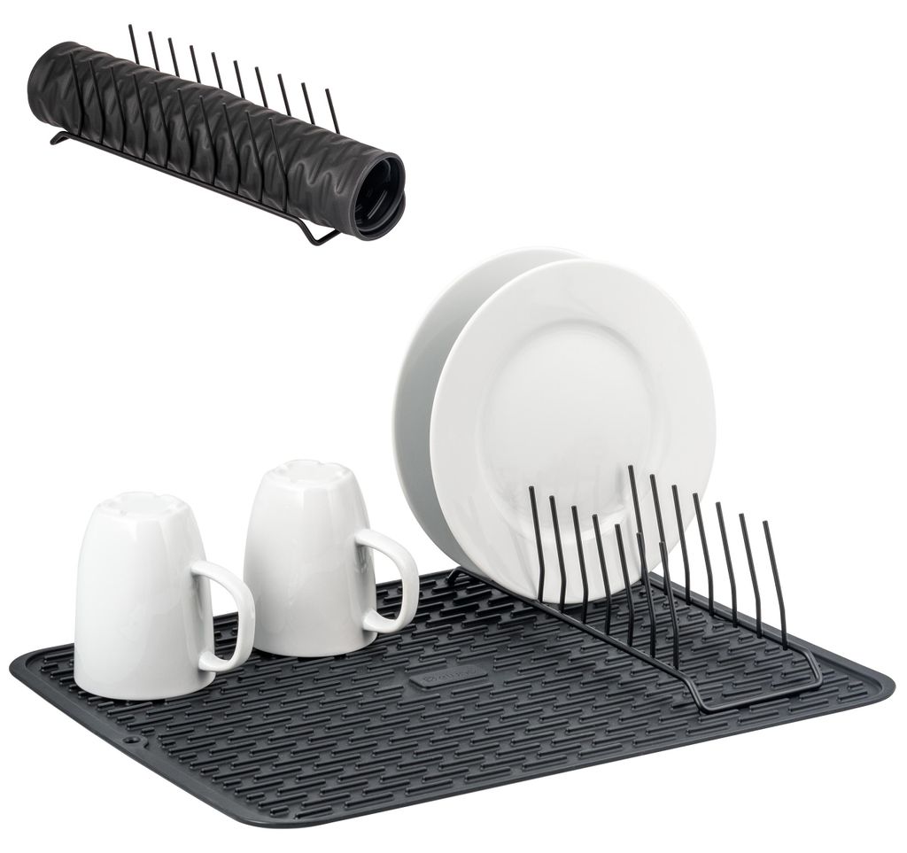 eluno afdruipmat inclusief droogrek, antislip siliconenmat Productafbeelding 