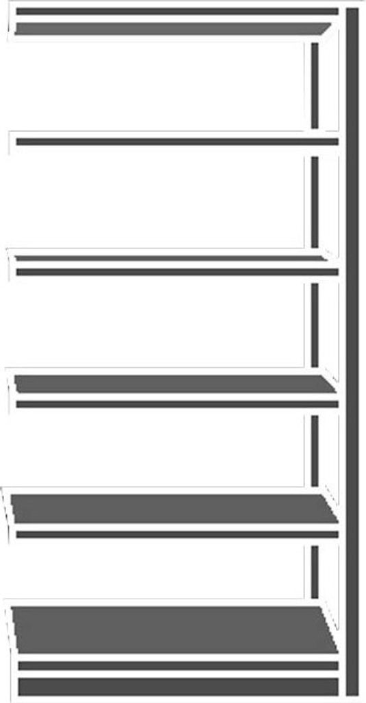 SCHULTE Anbau-Schwerlastregal 12765 silber 100,0 x 60,0 x 200,0 cm