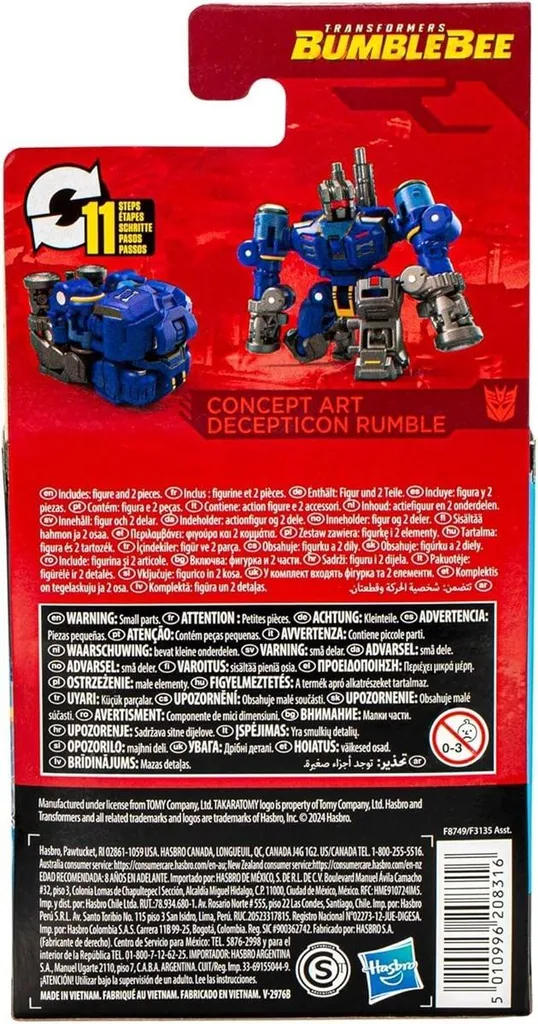 Figurine Transformers Rumble Studio Series Core : Le Détail Miniaturisé - 5