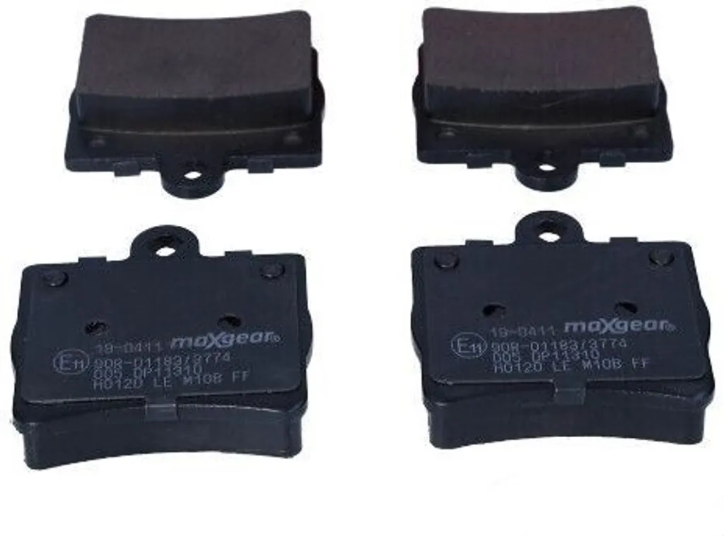 Plaquettes de frein arrière pour entretien Mercedes Classe C W202 E 124