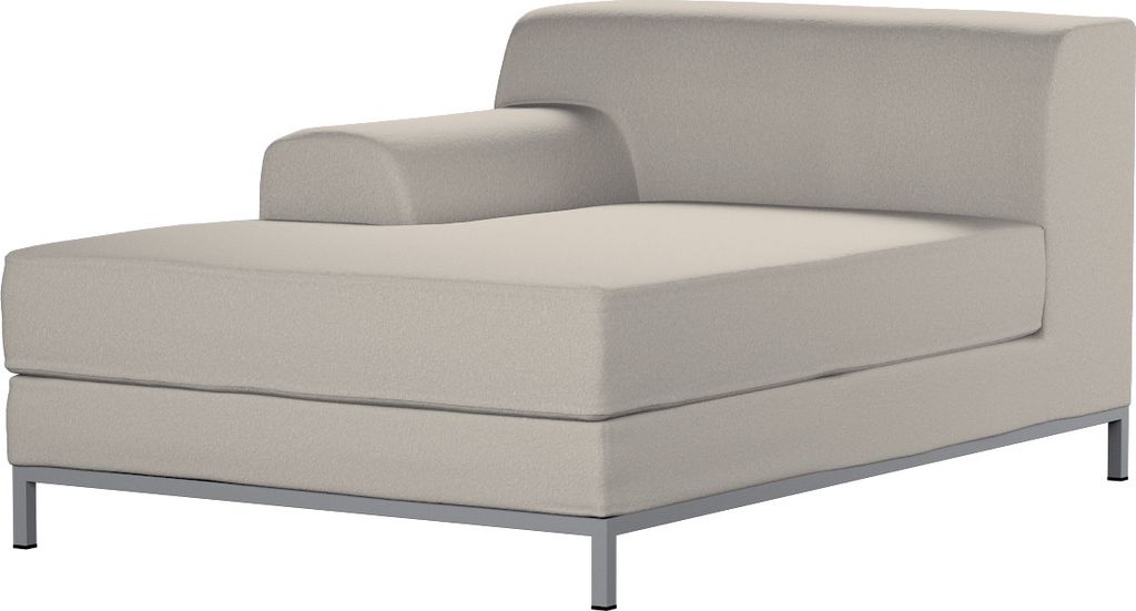 Dekoria Bezug für Kramfors Sofa Recamiere links, hellbeige, Bezug für Recamiere links Kramfors