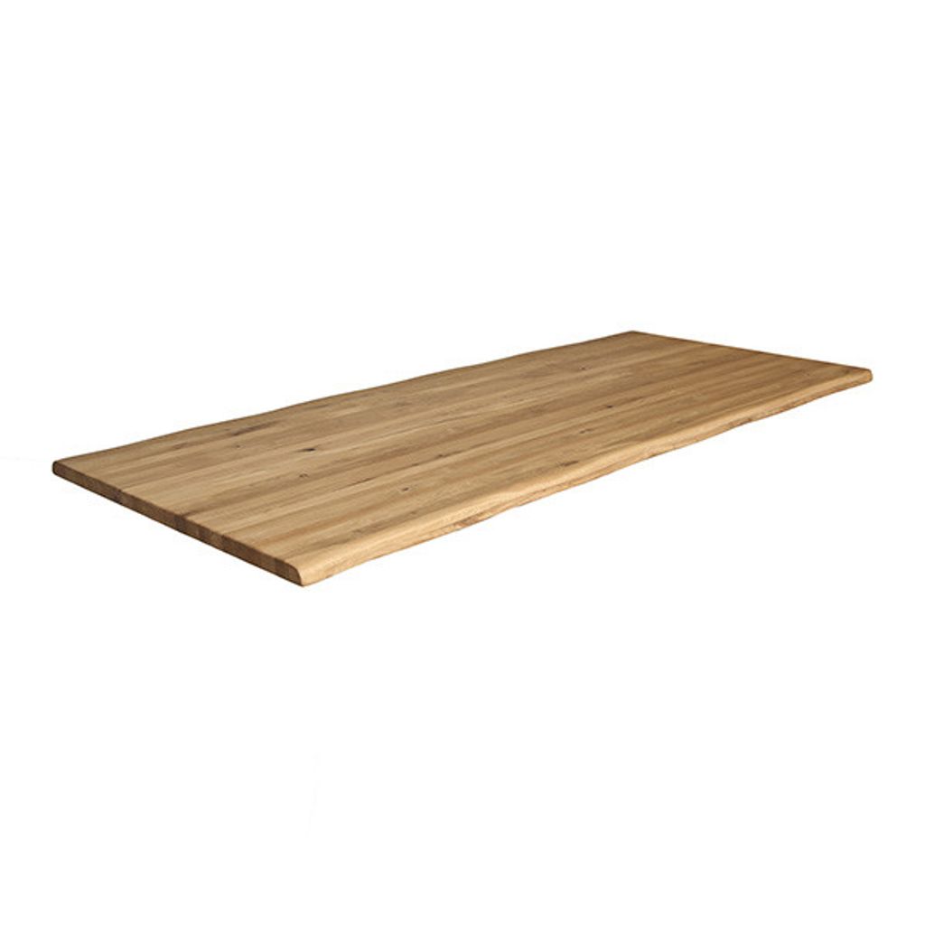 SYSTEM Tischplatte mit Naturkante, 220x100 cm
