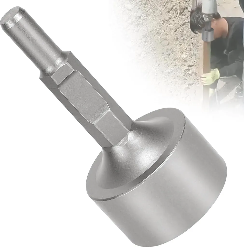 Cloche de Frappe SDS HEX 105mm - Enfonce-poteau pour Tubes et Bois 85mm