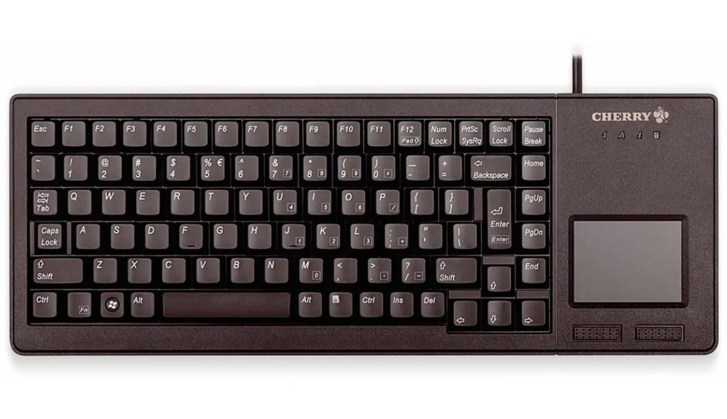 Cherry XS G84-5500 Clavier USB compact noir AZERTY pour usage industriel