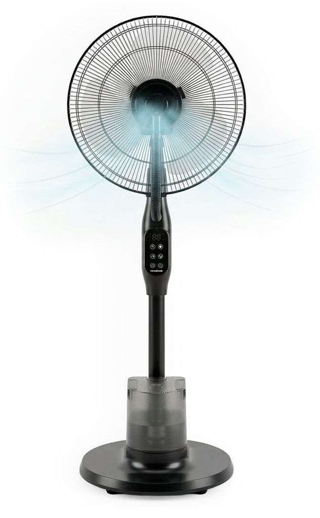 Standventilator mit Zerstäuber, leise, 3 Geschwindigkeiten, Produktbild 