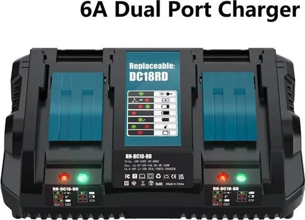 Batterie Lithium 18V 9Ah et chargeur rapide pour outillage Makita LXT Or