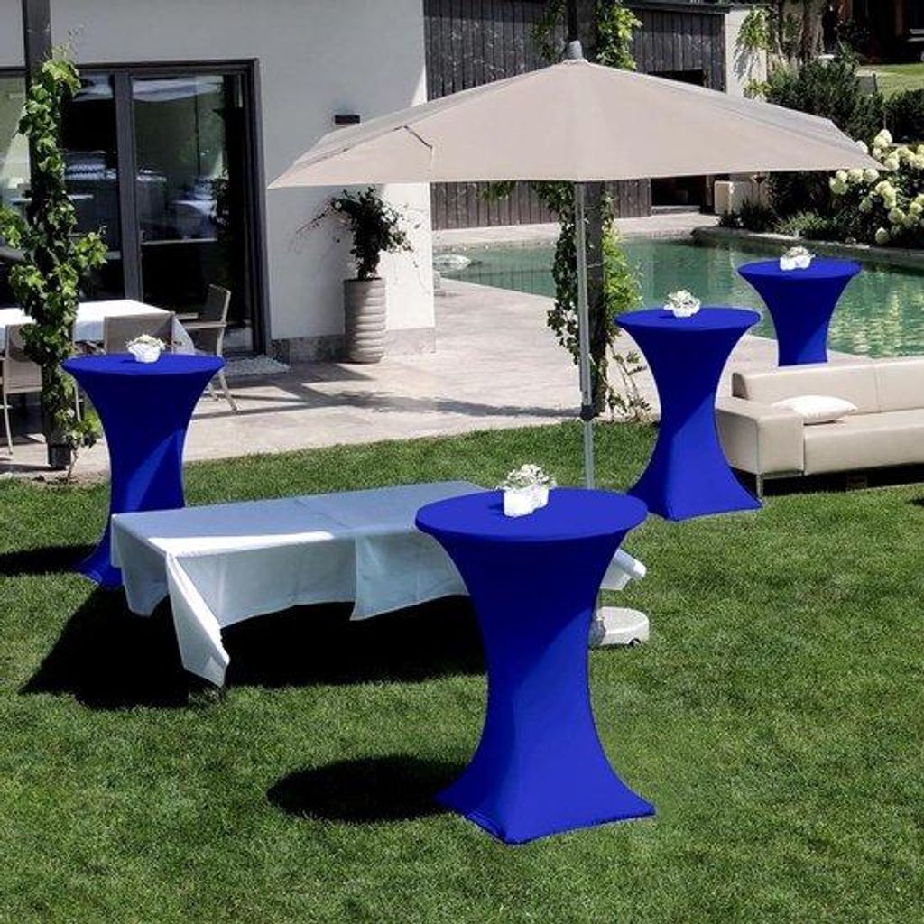 Bequeme Polyester-Tapeten für Tische 76 x 110 cm mit faltenfreundlichen Ecken - Perfekt für Restaurants, Bars, Ladengeschäfte und Messen.